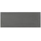 Pine Wood Media Console with Wicker Drawer Fronts and Pewter Frame