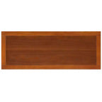 Pine Wood Media Console with Wicker Drawer Fronts and Pewter Frame