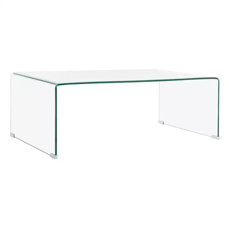 Clear Tempered Glass Coffee Table