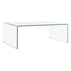Clear Tempered Glass Coffee Table