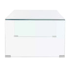 Clear Tempered Glass Coffee Table