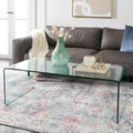 Clear Tempered Glass Coffee Table