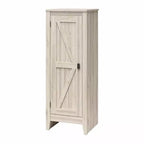 Rustic Storage Cabinet with 4 Shelves