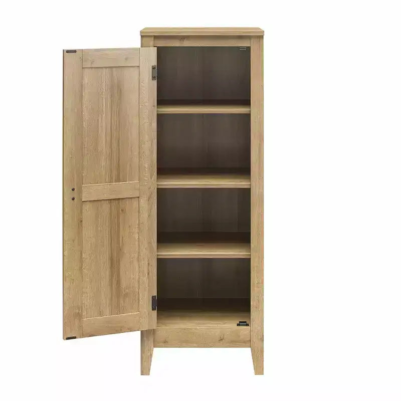 Rustic Storage Cabinet with 4 Shelves