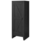 Rustic Storage Cabinet with 4 Shelves