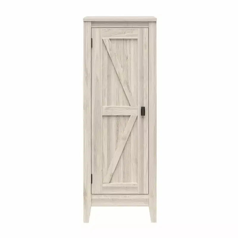 Rustic Storage Cabinet with 4 Shelves