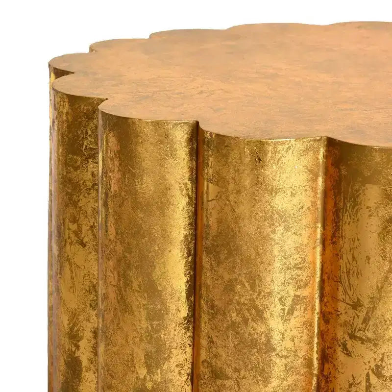 Gold Foil Iron Coffee Table