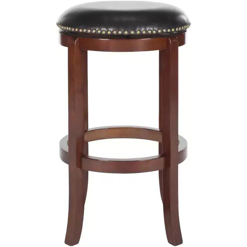 Elwood Swivel Bar Stool - FOX7015 - Cherry/Black