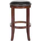 Elwood Swivel Bar Stool - FOX7015 - Cherry/Black