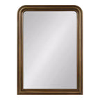 Black Radius Arch Wall Mirror