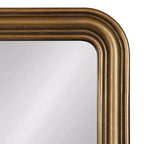 Black Radius Arch Wall Mirror