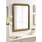 Black Radius Arch Wall Mirror
