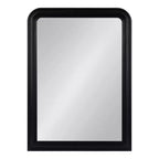 Black Radius Arch Wall Mirror