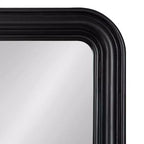 Black Radius Arch Wall Mirror