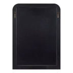 Black Radius Arch Wall Mirror