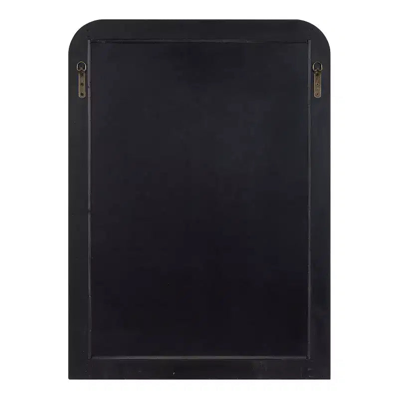 Black Radius Arch Wall Mirror