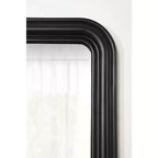 Black Radius Arch Wall Mirror