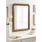 Black Radius Arch Wall Mirror