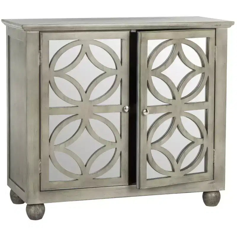 Grey Storage Chest with Doors