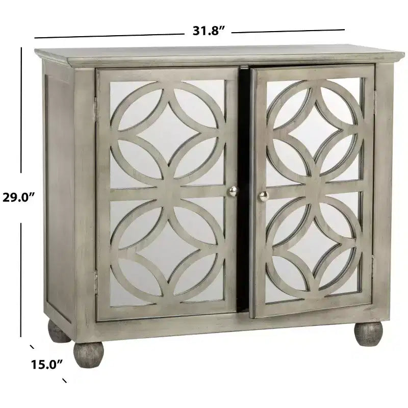 Grey Storage Chest with Doors