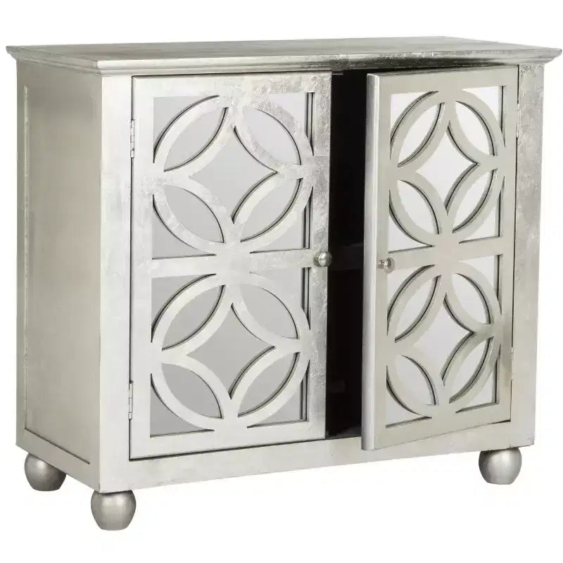 Grey Storage Chest with Doors