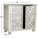 Grey Storage Chest with Doors