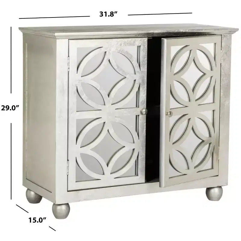 Grey Storage Chest with Doors