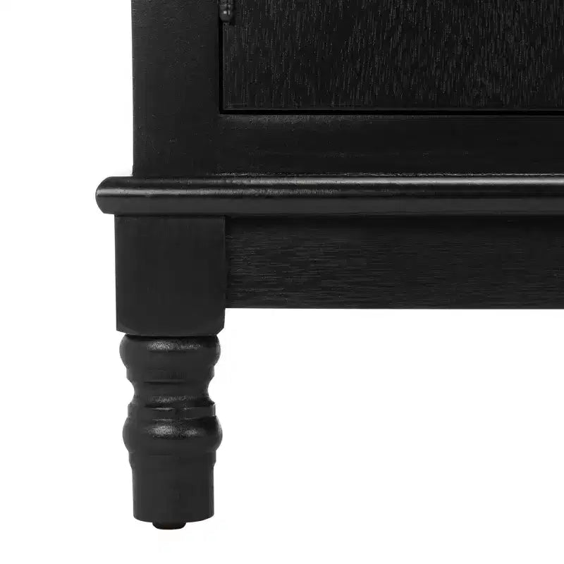 Distressed White Pine TV Console with 2 Doors, for Screens up to 127 cm