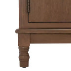 Distressed White Pine TV Console with 2 Doors, for Screens up to 127 cm