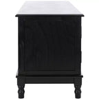 Distressed White Pine TV Console with 2 Doors, for Screens up to 127 cm