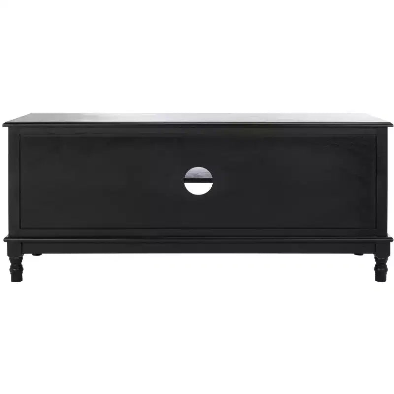 Distressed White Pine TV Console with 2 Doors, for Screens up to 127 cm