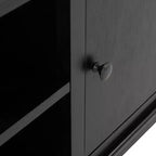 Distressed White Pine TV Console with 2 Doors, for Screens up to 127 cm