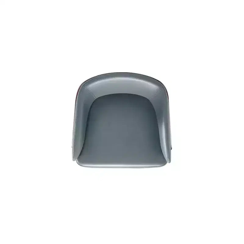 Modern Faux Leather Upholstered Dining Chair with Beechwood Legs