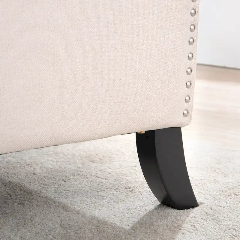 Poltrona reclinabile manuale con schienale ad ala, larghezza 68,5 cm, nera / blu / rosso vino / beige / grigia, a posto singolo