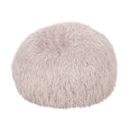 Poltrona Sacco in Ecopelliccia Shaggy, Posto Singolo – Grigio Argento / Rosa Beige / Lavanda / Bianco
