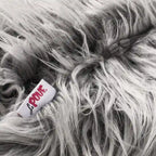 Poltrona Sacco in Ecopelliccia Shaggy, Posto Singolo – Grigio Argento / Rosa Beige / Lavanda / Bianco