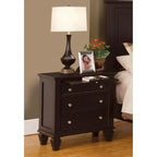 Set camera da letto 3 pezzi con pannelli Cappuccino / Bianco / Nero – Queen / Eastern King / California King