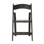Emma and Oliver Solid Wood Foldable Dining Chair
