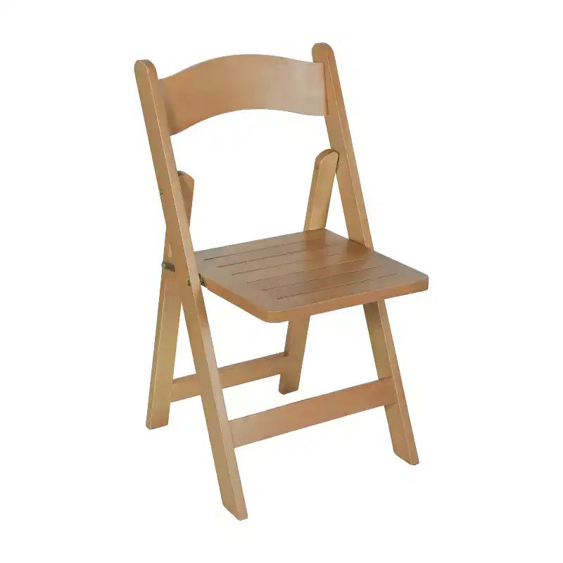 Emma and Oliver Solid Wood Foldable Dining Chair