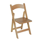 Emma and Oliver Solid Wood Foldable Dining Chair