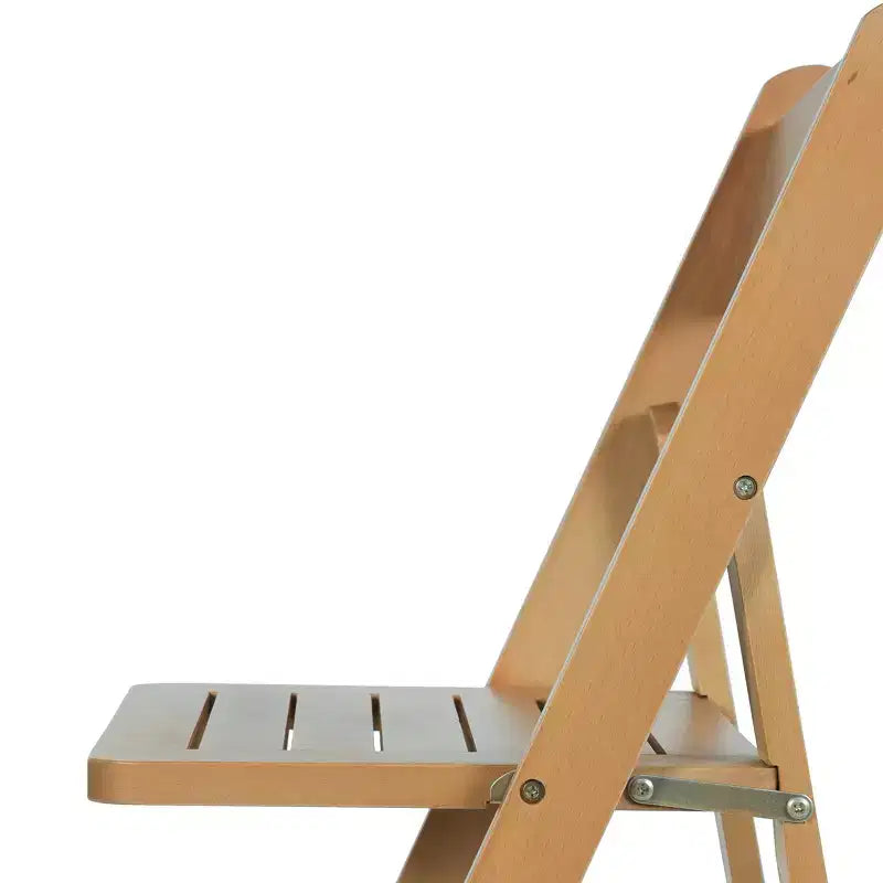 Emma and Oliver Solid Wood Foldable Dining Chair
