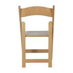 Emma and Oliver Solid Wood Foldable Dining Chair