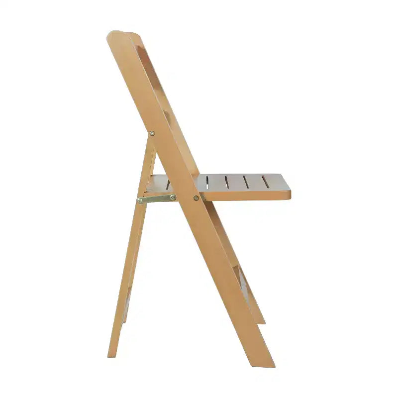 Emma and Oliver Solid Wood Foldable Dining Chair