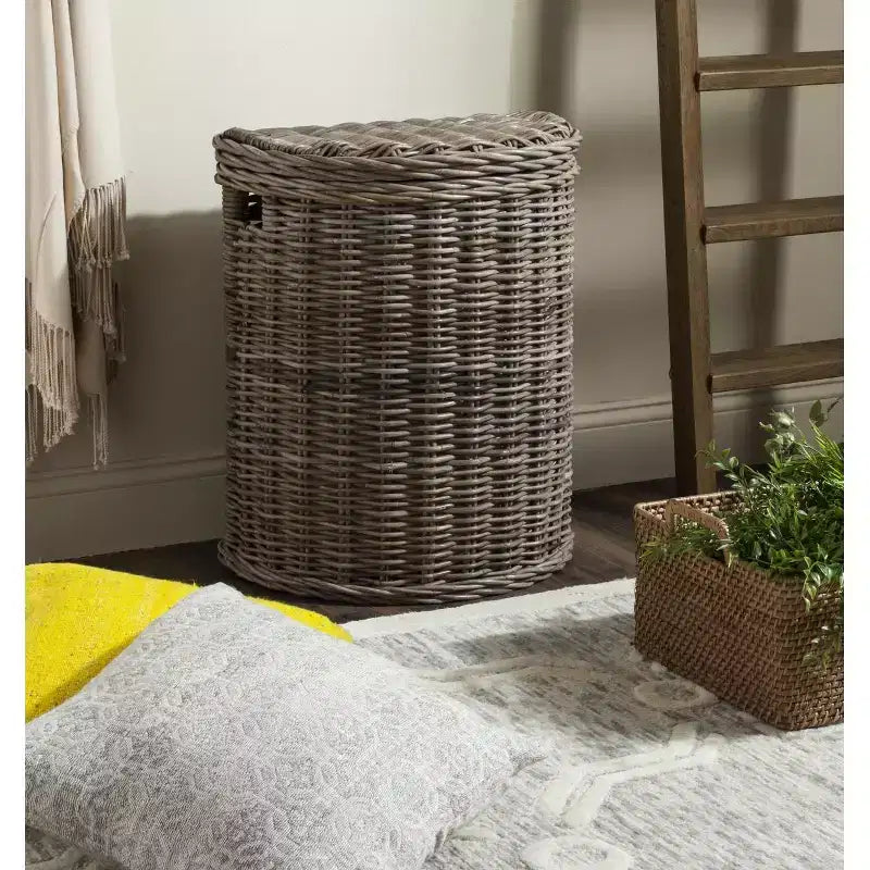 Damari Hamper - SEA7008 - Grey - Safavieh