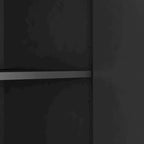 Credenza, nero/bianco, montaggio da 2 persone, 3 cassetti e 2 ante