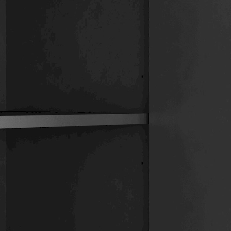 Credenza, nero/bianco, montaggio da 2 persone, 3 cassetti e 2 ante