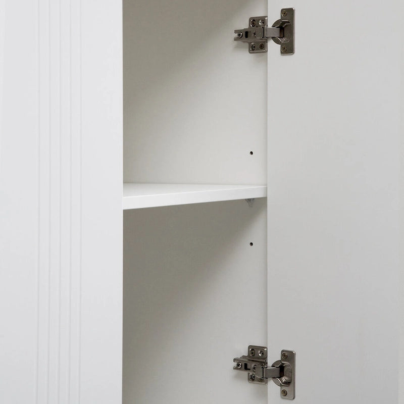 Credenza, nero/bianco, montaggio da 2 persone, 3 cassetti e 2 ante