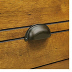 Tavolino in legno massello marrone/espresso con cassetto, montaggio in 1 persona